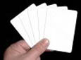 cartes blanches