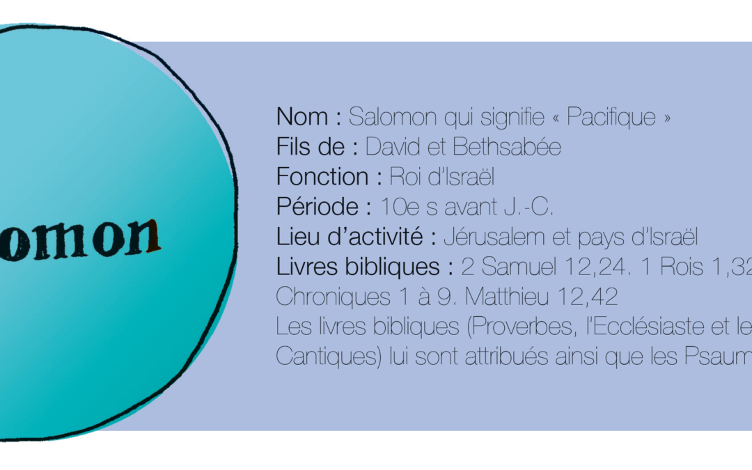A dos de dromadaire : Salomon